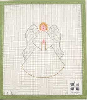 Angel of Prayer, with stitch guide by Patricia Sone (thumbnail)