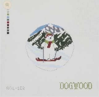 Alpine Summit Bear by Dogwood Needlepoint (thumbnail)