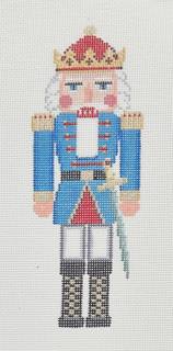 nutcracker, aqua king by Susan Roberts Needlepoint (thumbnail)