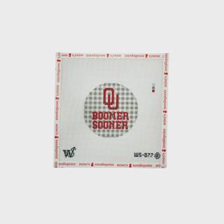 University of Oklahoma Round by Wipstitch Needleworks (thumbnail)