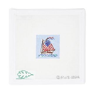 Mini Flag Boat by Cooper Oaks Designs (thumbnail)