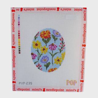 Wildflower Oval by POP! Needle Arts (thumbnail)