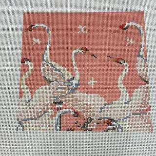 Herons on Pink by Rachel Barri Designs (thumbnail)