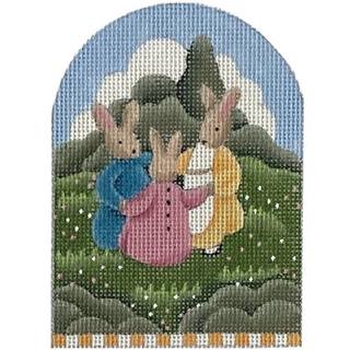 Ring Around the Rosie Bunnies Dome by Melissa Shirley Designs (thumbnail)