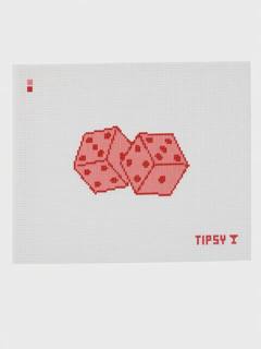Pink Dice by Threaded and Tipsy Designs (thumbnail)