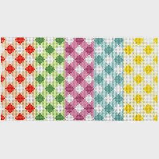 Multi Gingham Insert Large by Two Sisters Needlepoint (thumbnail)