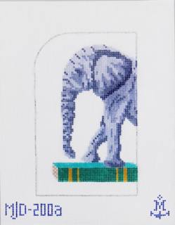 Elephant in the Room (Front) Canvas by Morgan Julia Designs (thumbnail)