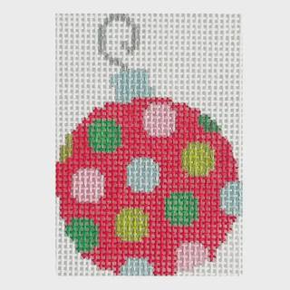 Red Bauble with Dots by Pippin Studio (thumbnail)