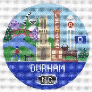 Durham Round Canvas by Doolittle Stitchery (thumbnail)