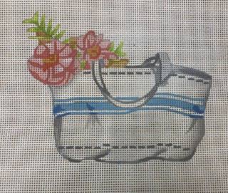 french stripe tote by All About Stitching (thumbnail)