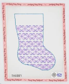 Lavender Hydrangea Midsize Stocking by KCN Designers (thumbnail)