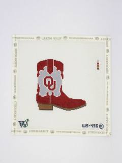 Oklahoma Boot Canvas by Wipstitch Needleworks (thumbnail)