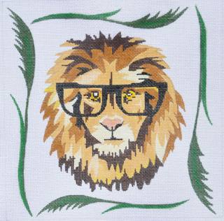 Lion with Glasses by Danji Designs (thumbnail)