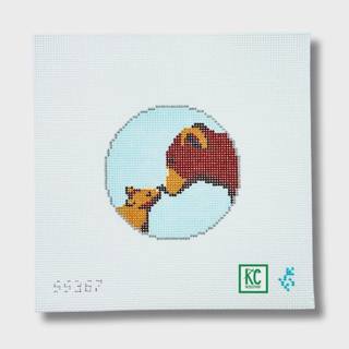 Mom and Baby Bears Canvas by Stitch Style Needlepoint (thumbnail)