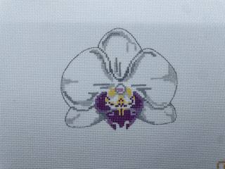 Single White Orchid by The Gingham Stitchery (thumbnail)