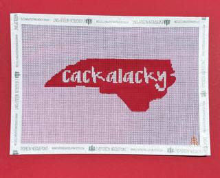 North Cackalacky - Red and White by Evergreen Needlepoint (thumbnail)