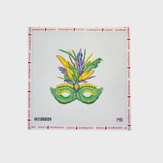 Green Mardi Gras Mask by Initial K Studio (thumbnail)