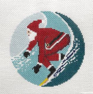 Sporty Surfing Santa by Ann Kaye Studio (thumbnail)