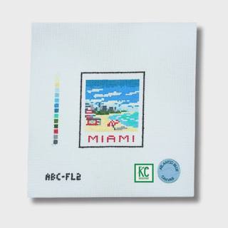 Miami Instant Camera Canvas by Atlantic Blue Canvas (thumbnail)