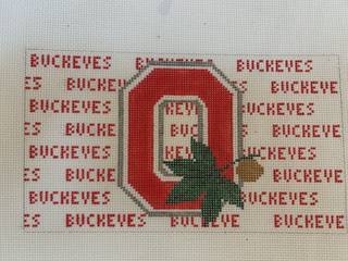 Ohio State Purse Insert by Needlepoint by Laura (thumbnail)