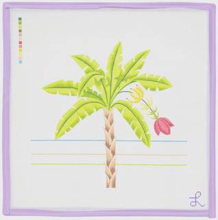 Banana Palm Pillow by Lycette Designs (thumbnail)