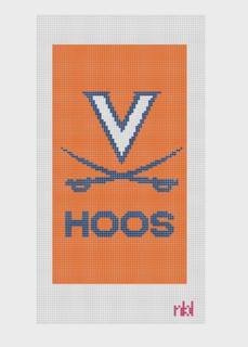 Virginia Mini Flag Canvas by Needlepoint by Laura (thumbnail)