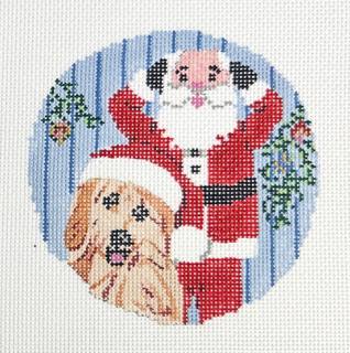 dog stole santa's hat by Griffin Designs (thumbnail)