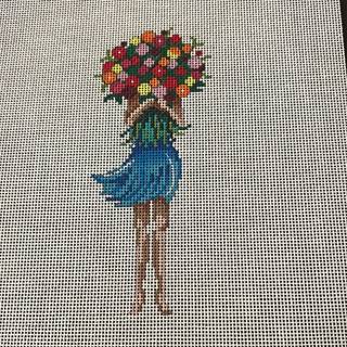Girl with Bouquet by Patti Mann (thumbnail)