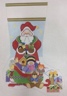 santa stocking 1357H by Needle Deeva (thumbnail)