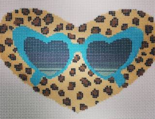Sunnies on Leopard Blue by Janice Holden Designs (thumbnail)