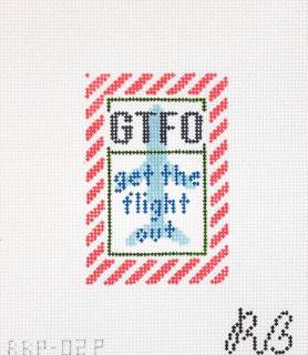 GTFO Passport Insert by Rachel Barri Designs (thumbnail)