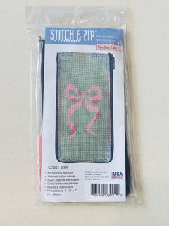 Bow Eyeglass Case Stitch & Zip Kit by Alice Peterson (thumbnail)