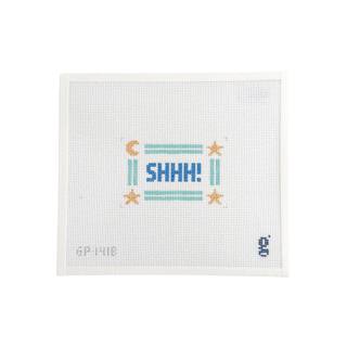 SHHH Blue Canvas by Goodpoint Needlepoint (thumbnail)