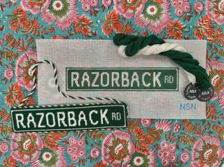 Razorback Road Canvas by Natural State Needlepoint (thumbnail)