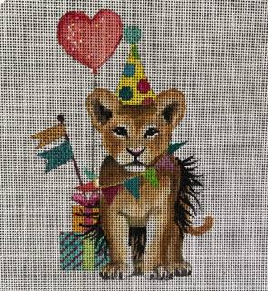 Birthday Lion Cub by Colors of Praise Art Studio (thumbnail)