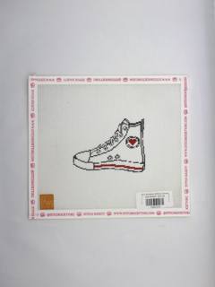 90's Sneakers (White) Canvas by Audrey Wu Designs (thumbnail)