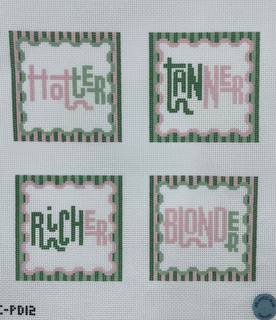 Summer Goals Coasters by Atlantic Blue Canvas (thumbnail)