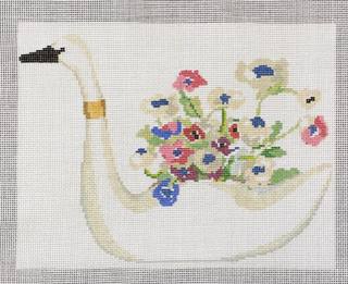 Dana Gibson DG1N Swan Ornament by Plum Designs (thumbnail)