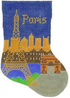 Paris Mini Stocking by Silver Needle (thumbnail)