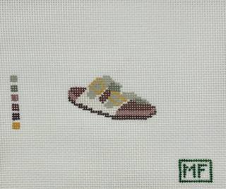 Leather Sandal Mini by M F Needlepoint (thumbnail)