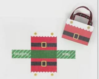 3D Mini Santa Bag by Lauren Bloch Designs (thumbnail)