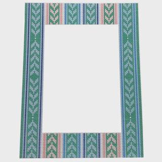 Summer Trellis Frame by Anne Fisher Needlepoint (thumbnail)
