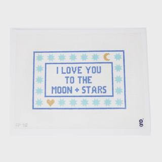 I Love You To The Moon & Stars by Goodpoint Needlepoint (thumbnail)