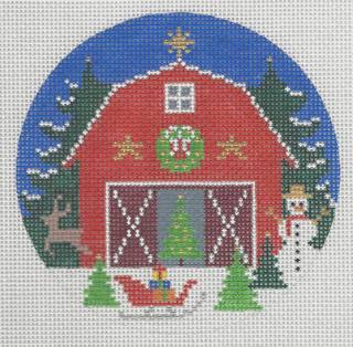 Christmas Barn by Doolittle Stitchery (thumbnail)