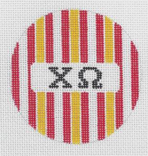 Chi Omega Round by Kangaroo Paw Designs (thumbnail)