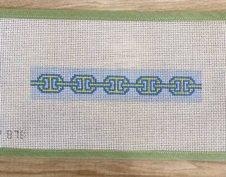 Blue Key Fob by Goodpoint Needlepoint (thumbnail)