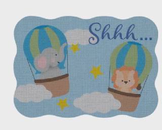 BB31 Shhh... Blue Balloon Critters by Pepperberry Designs (thumbnail)