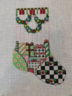 Stocking Wreath and Presents by Kangaroo Paw Designs (thumbnail)