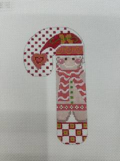 Pink Gingerbread Candy Cane by Danji Designs (thumbnail)