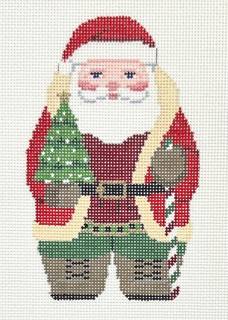 woodsman santa by Susan Roberts Needlepoint (thumbnail)